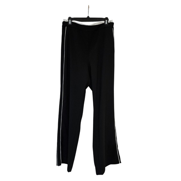 Maeve Anthropologie Pull On Track Pants Black Size L EUC - Picture 2 of 8